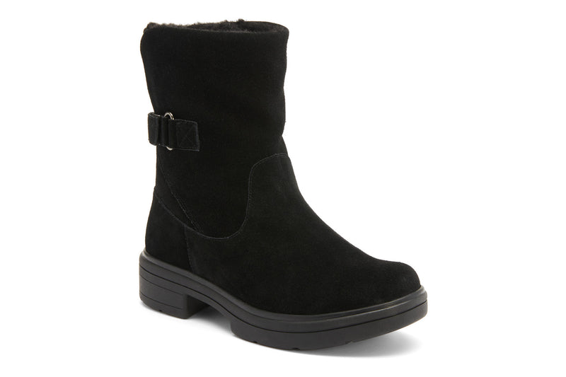 Vista Mid Boot Black Suede Metatarsalgia