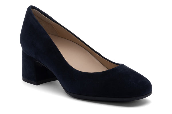 Avenue Pump Navy Suede Metatarsalgia