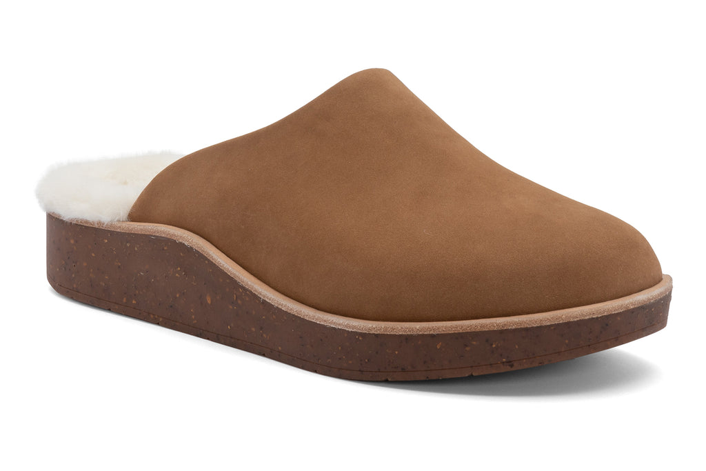 Pioneer Clog Tan Nubuck Metatarsalgia