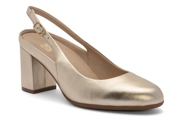 Tempo Slingback Light Gold Metatarsalgia