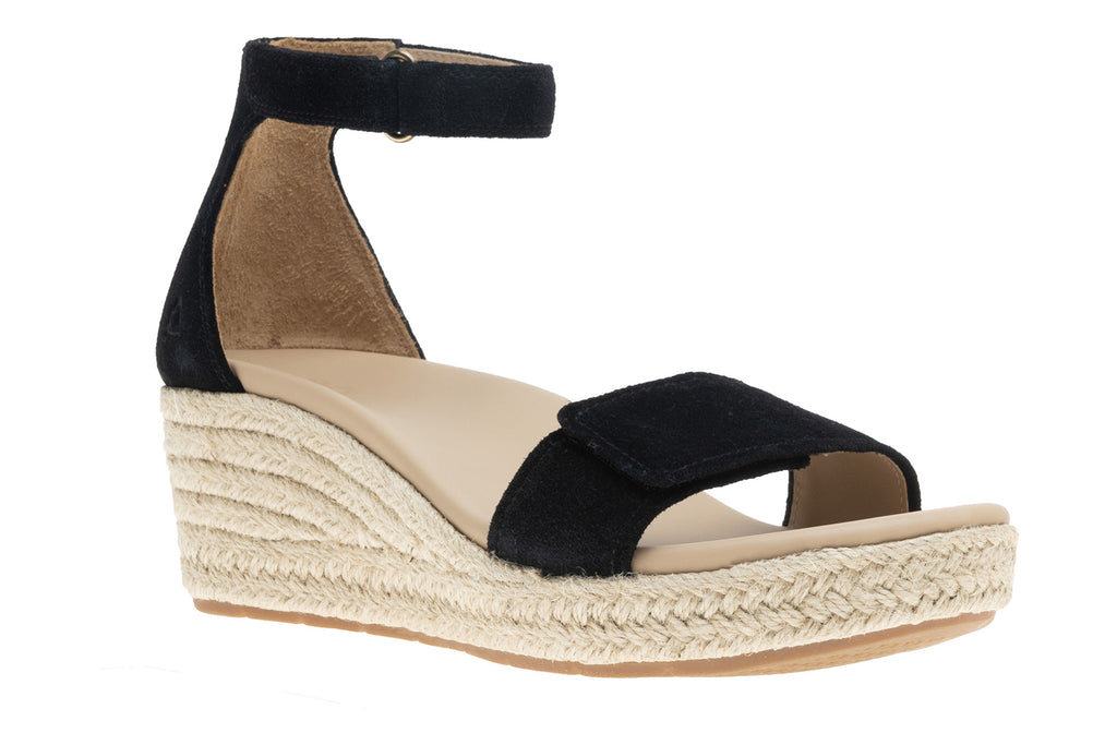 Cecile Metatarsal Black Suede Metatarsalgia