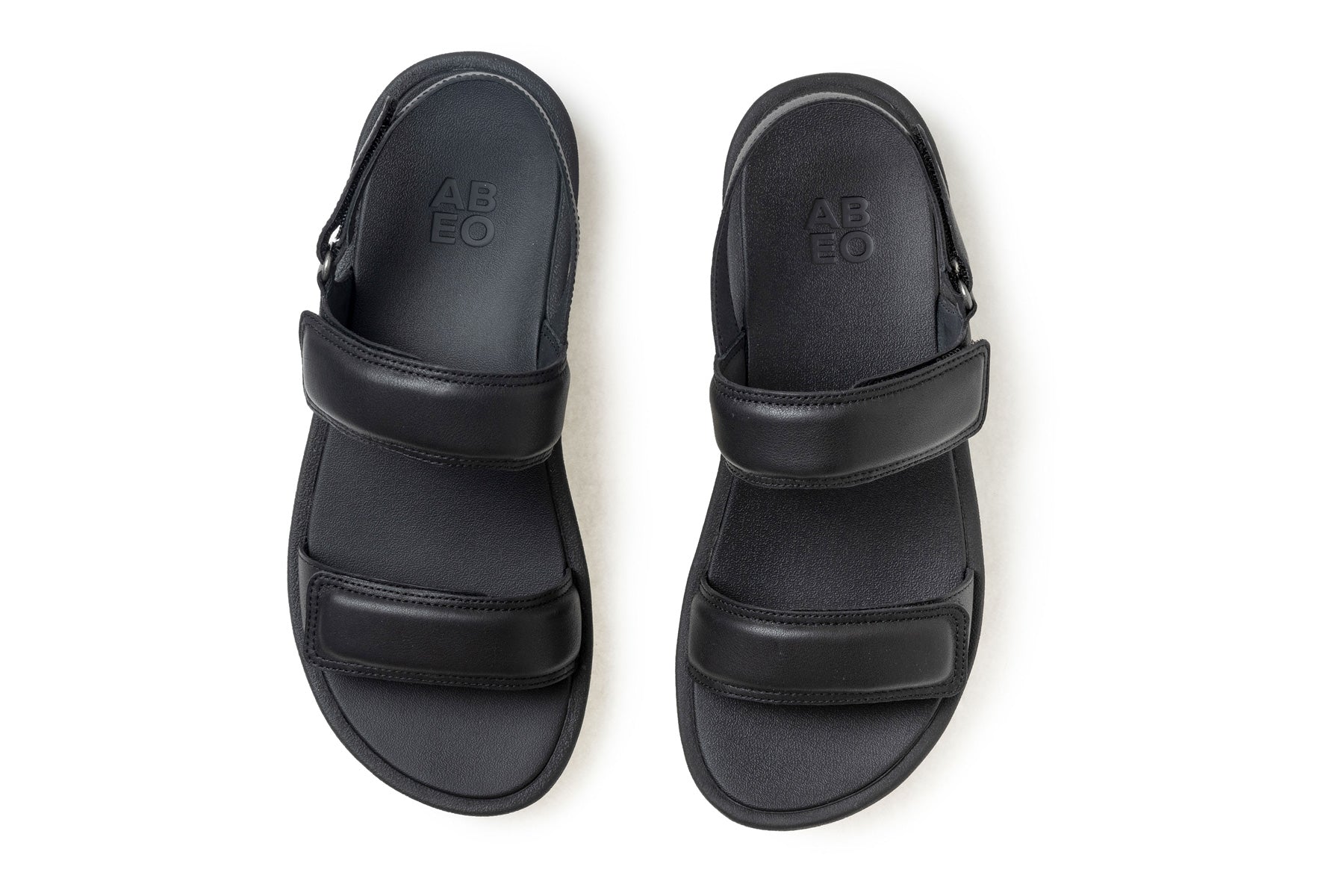 Abeo black sandals shops